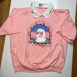 Gopher‎ Sport vintage bunny short sleeve shirt sz L
